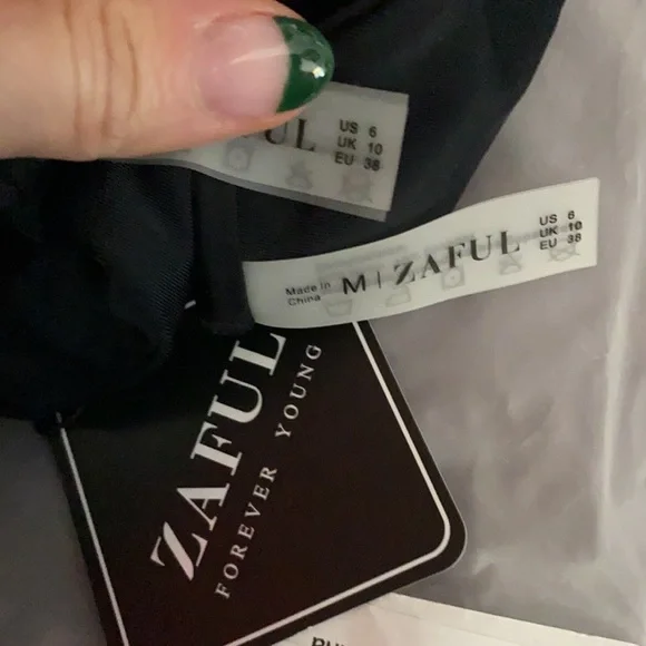 Womens Solid Color Strap Padded Front Knot Bikini Set sz 6 - Picture 7 of 8